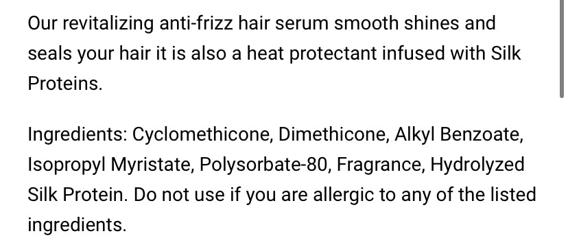 DHC Revitalizing Anti-Frizz Hair Serum